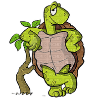 Kaz_Creations Cartoon Tortoise & Turtles - PNG gratuit