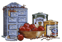 Country Charm Kitchen Baking Supplies - Free PNG