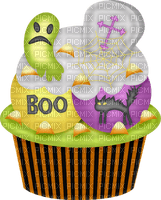 Kaz_Creations Halloween Deco Cakes Cup Cakes - zdarma png