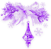 Christmas.Winter.Cluster.Purple - Free PNG