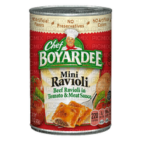 chef boyardee ravioli can - kostenlos png
