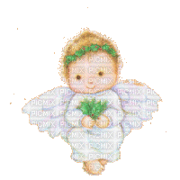 Cute Baby Bebe Angel - GIF animé gratuit