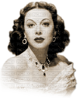soave woman vintage face hedy lamarr sepia - 免费PNG