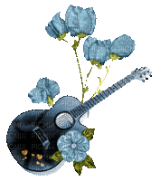 guitare déco - Бесплатный анимированный гифка