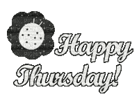 Tekst. Weekdays. Gif. Happy Thursday. Leila - Darmowy animowany GIF