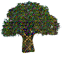 magic tree - GIF animado gratis
