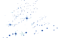 Blue sparkles and flowers - Bezmaksas animēts GIF