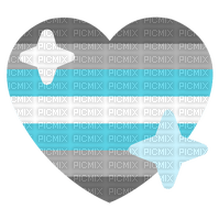 Demiboy emoji Pride heart - Free PNG