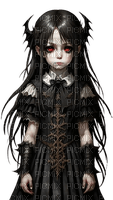 gothic woman illustrated - png grátis