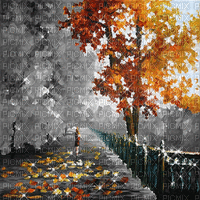 kikkapink autumn background vintage animated - Darmowy animowany GIF