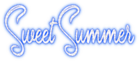 Sweet Summer Text - nemokama png