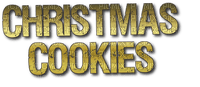 Christmas Cookies Text  - Bogusia - PNG gratuit