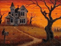 Haus, Landschaft, Halloween - PNG gratuit