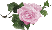 Pink Glitter Rose - GIF animé gratuit