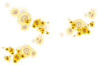 soave deco sunflowers flowers yellow - Free PNG