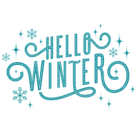 loly33 texte hello winter - png gratuito