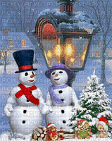muñeco de nieve - Ilmainen animoitu GIF