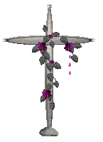 Kreuz mit Rosen