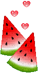 cute watermelon - Δωρεάν κινούμενο GIF