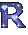 R bleu - Δωρεάν κινούμενο GIF