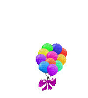 Birthday Balloons - Darmowy animowany GIF