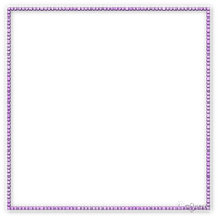 soave frame deco vintage pearl border purple - Free PNG