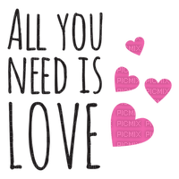 All you need is love.text.Valentine's day.Saint Valentin.Victoriabea
