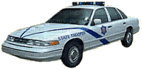 police car bp - Animovaný GIF zadarmo