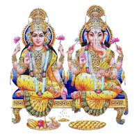 Lakshmi Ganesh - ücretsiz png
