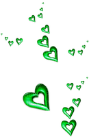 Hearts.Green - png grátis