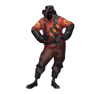 pyro standing gay - PNG gratuit
