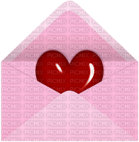 Envelope.Heart.Red.Pink - png gratuito