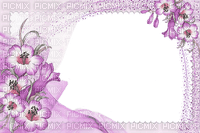 frame-Flower-purple-500x333 - PNG gratuit