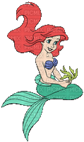 arielle ariel mermaid - 免费动画 GIF
