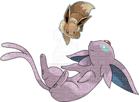 eevee with espeon - δωρεάν png