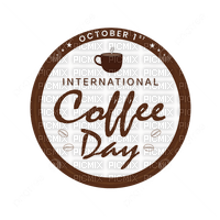 International Coffee Day Text - Bogusia - zadarmo png
