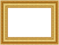 decorative gold frame - zdarma png