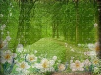 nature background with flowers - 免费PNG