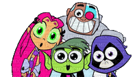 Teen Titans Go Raven - GIF animado grátis