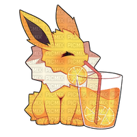 jolteon drinking juice - δωρεάν png