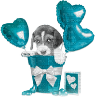 soave deco valentine heart balloon animals dog - бесплатно png