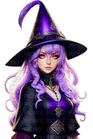 halloween, witch, fantasy - png ฟรี