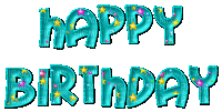 happy birthday Bb2 - Бесплатный анимированный гифка