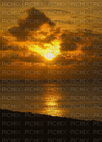 ani-sunset-hav - Gratis geanimeerde GIF