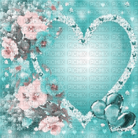 soave background animated valentine flowers spring - GIF animé gratuit