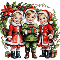 merry christmas child kind milla1959 - Animovaný GIF zadarmo