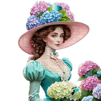 loly33 femme printemps fleur - png gratuito