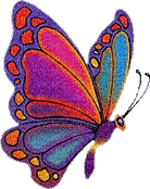colorful butterfly - GIF animate gratis
