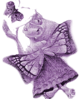 Y.A.M._Art fairy butterfly purple - png grátis