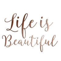 dolceluna text png quote beautiful life - Free PNG
